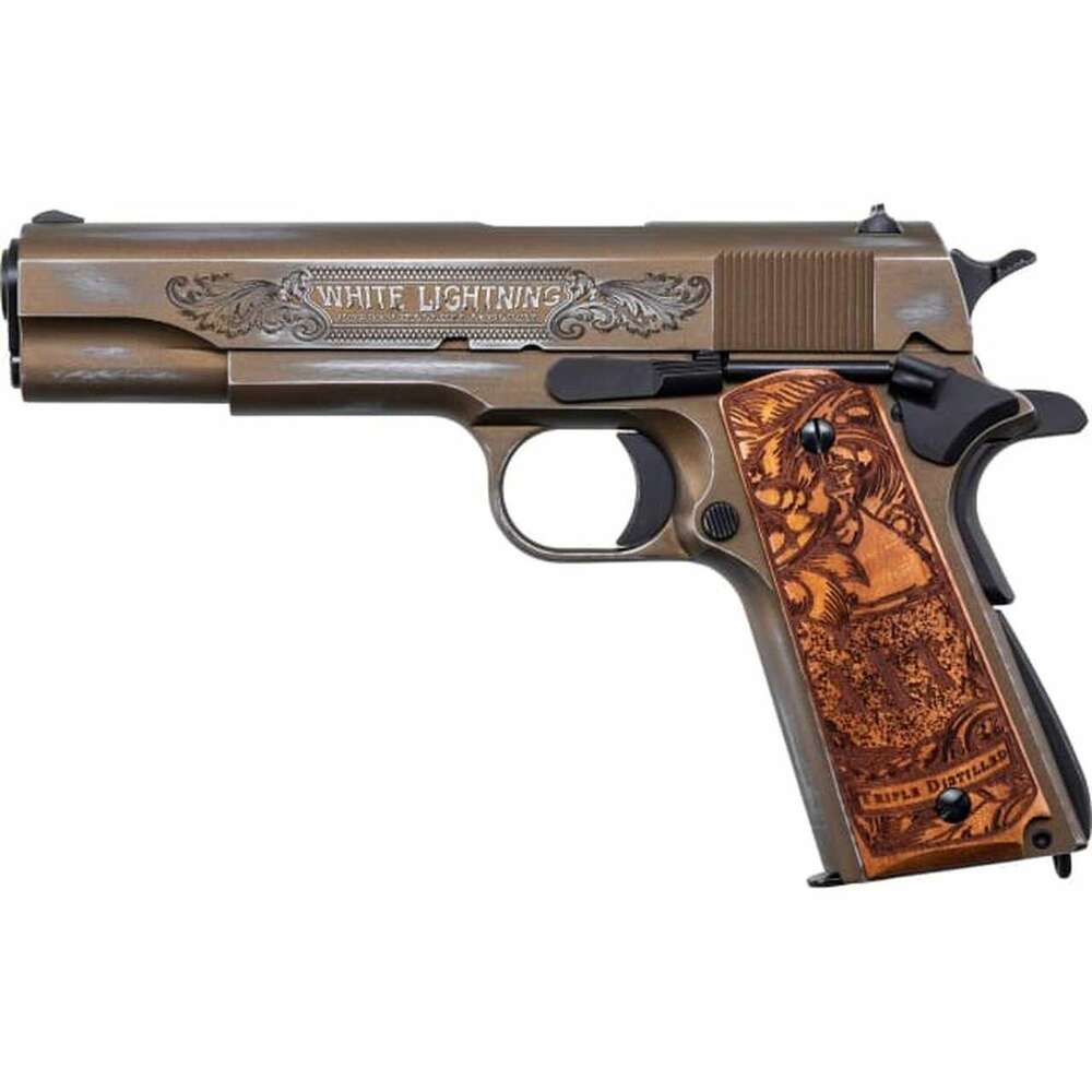 Handguns Auto Ordnance 1911 Bootlegger Edition 45ACP BOOTLEGGER 1911A1 45ACP BRNZE# • 7+1 | BURNT BRONZE CERAKOTE • Model: 1911 Bootlegger Edition